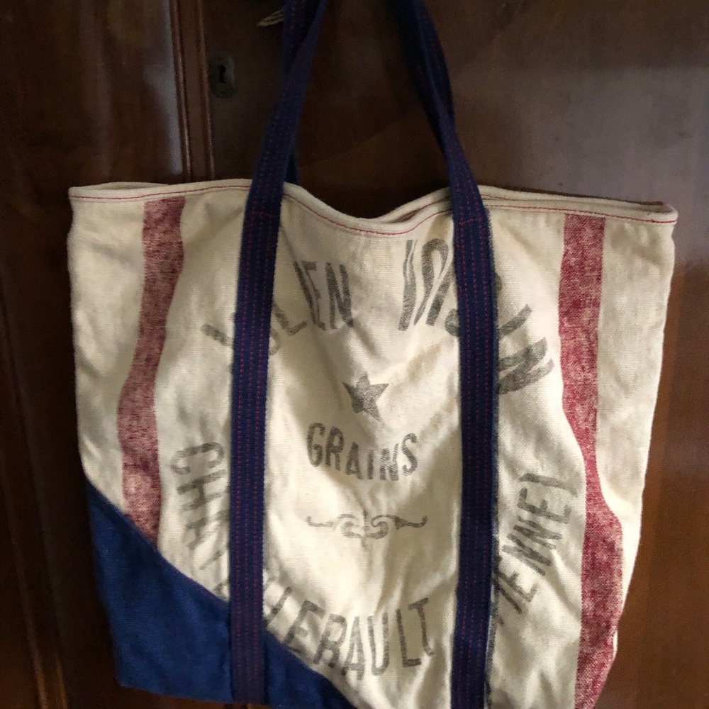 Moulinette Soeurs  grain sack tote